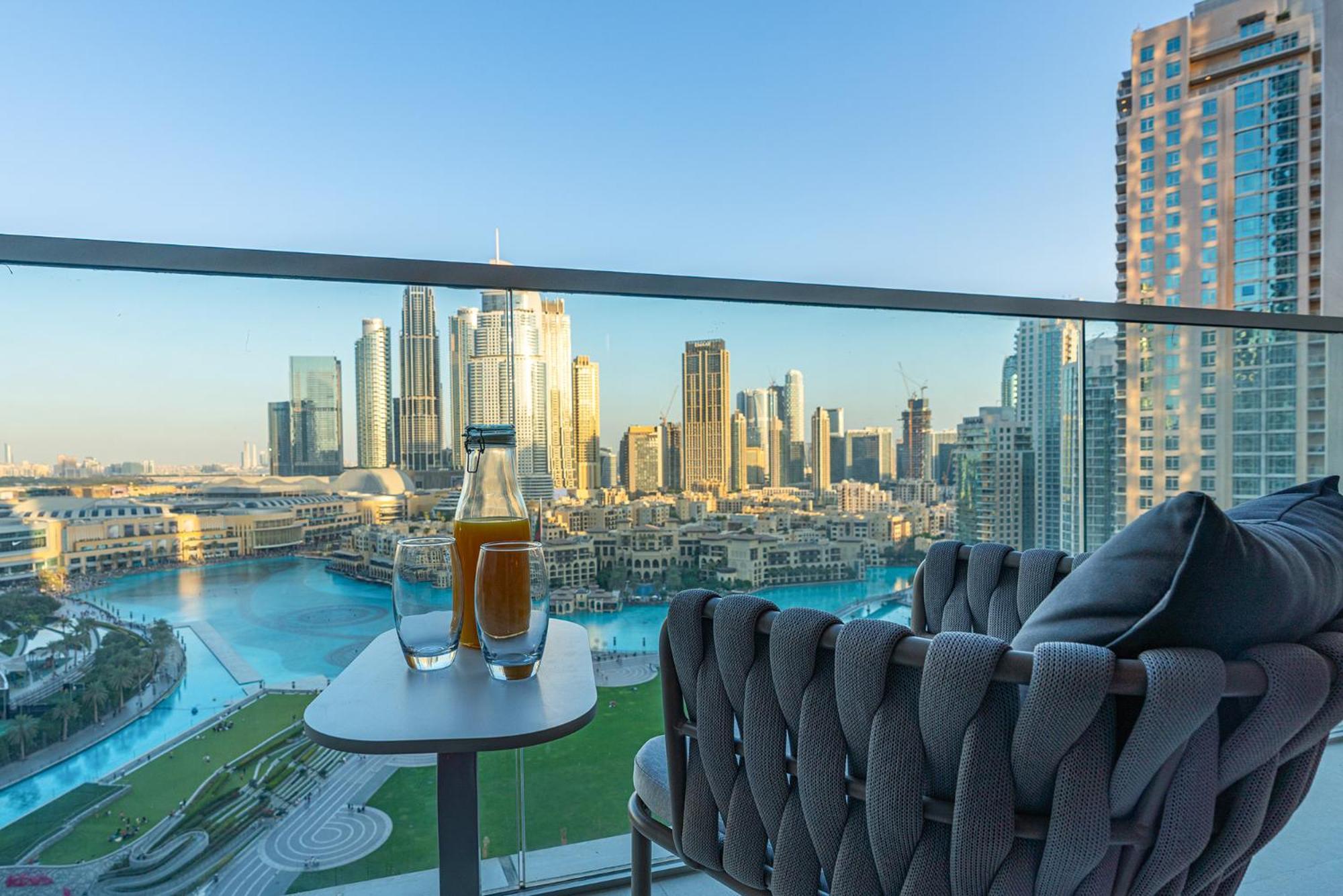 شقة The View Of A Lifetime - Luxury Living With Full Burj Khalifa & Fountain Show - 1702