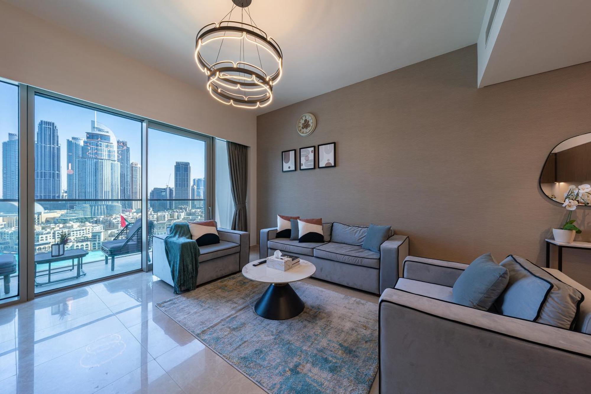 The View Of A Lifetime - Luxury Living With Full Burj Khalifa & Fountain Show - 1702 شقة